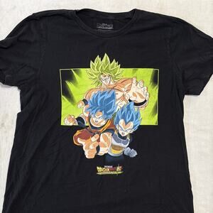 The Movie Dragon Ball Z Super Broly 2018 T-shirt Men's Size XL Vintage